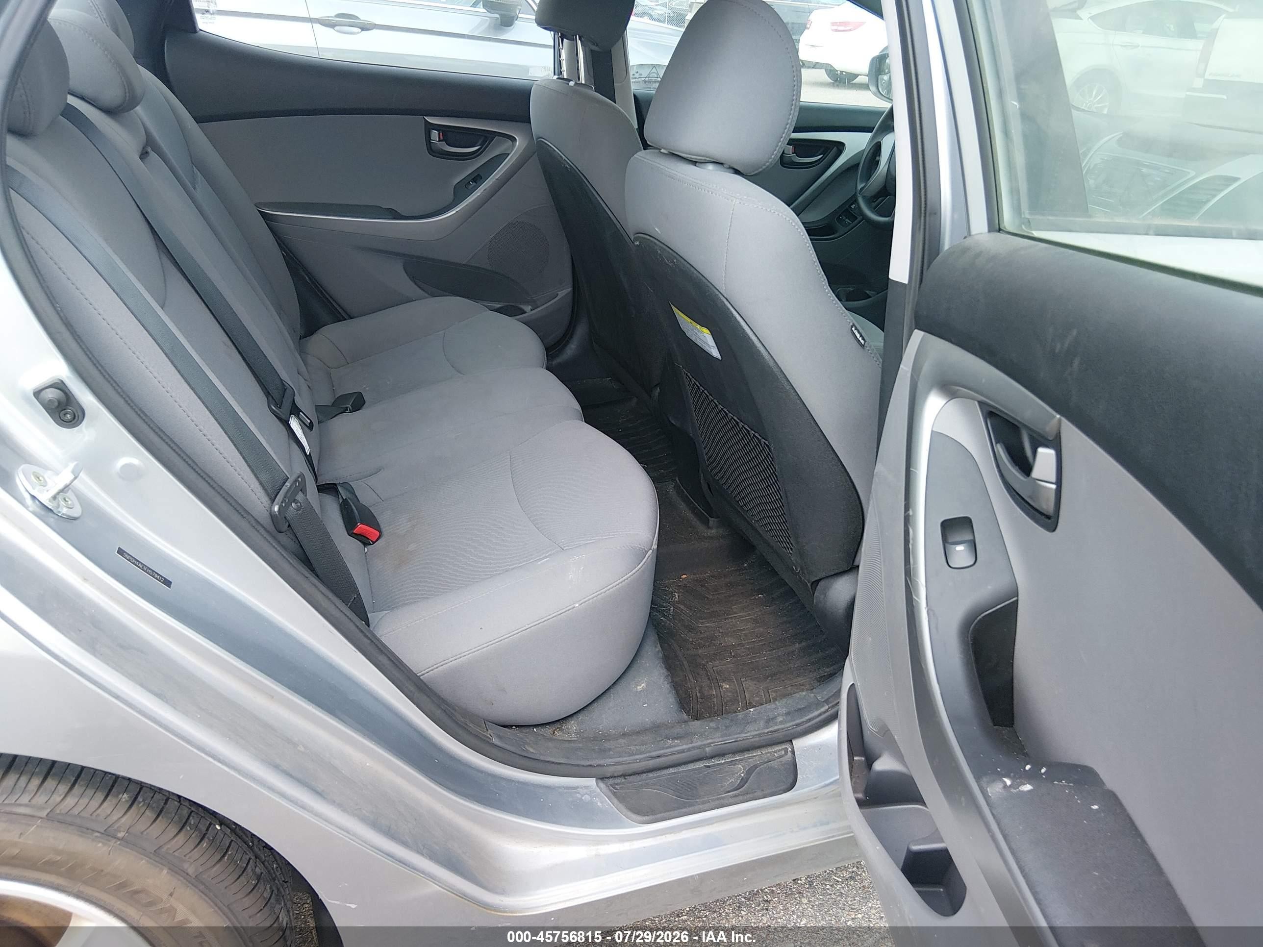 2015 Hyundai Elantra Se Silver vin: 5NPDH4AE1FH579412