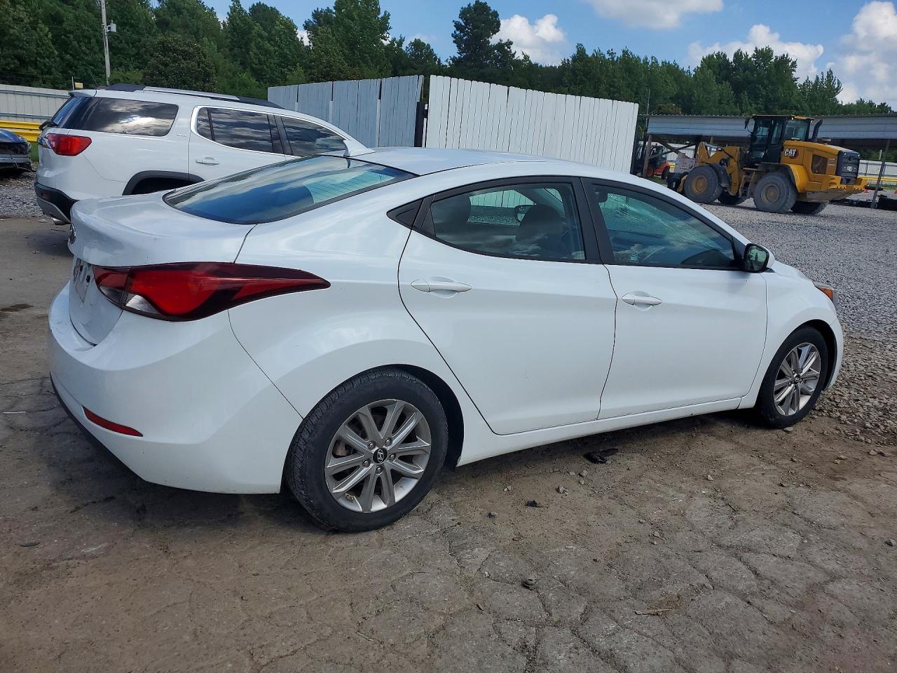 2015 Hyundai Elantra Se White vin: 5NPDH4AE1FH584027