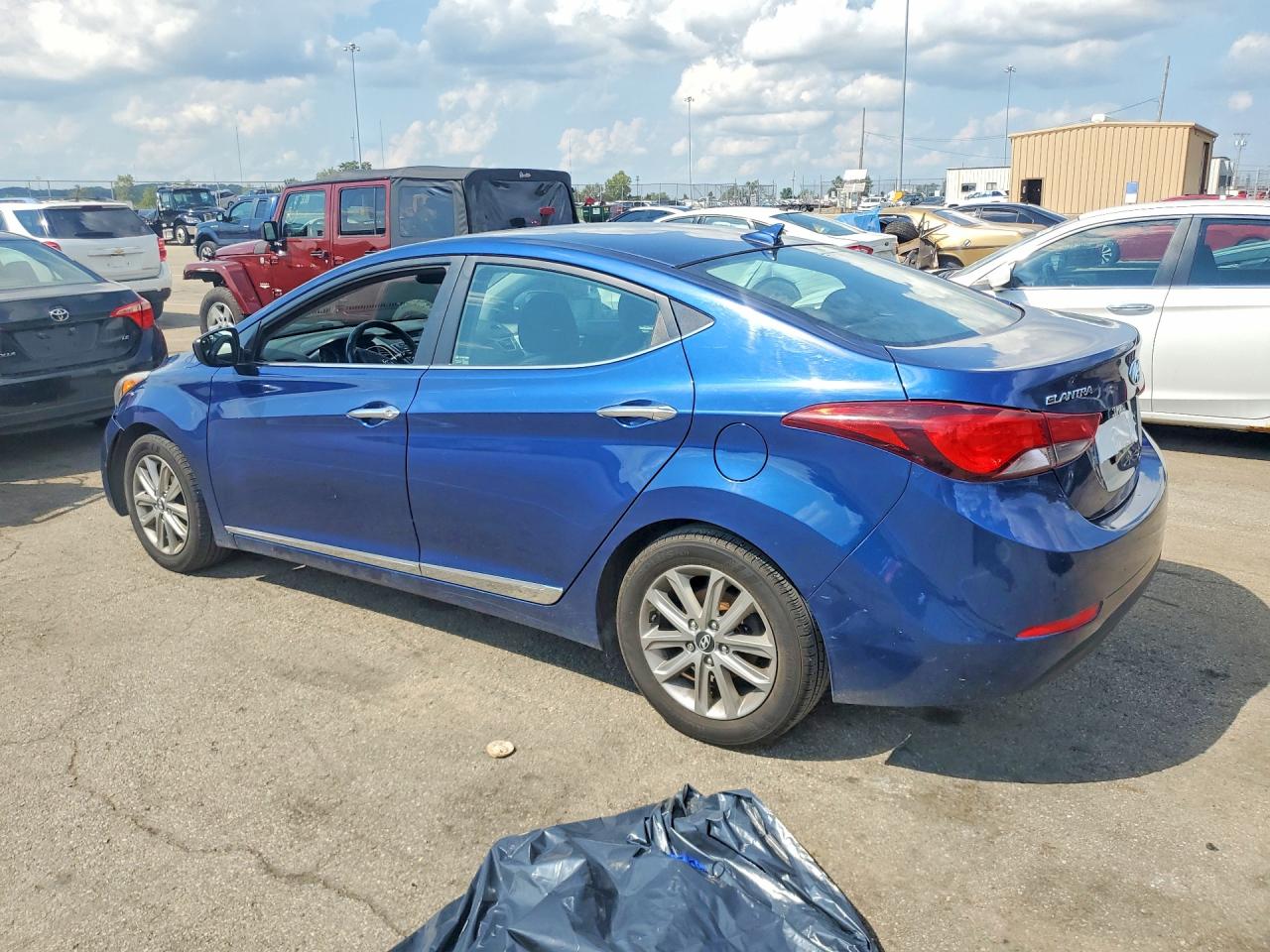 2015 Hyundai Elantra Se Синий vin: 5NPDH4AE1FH584903