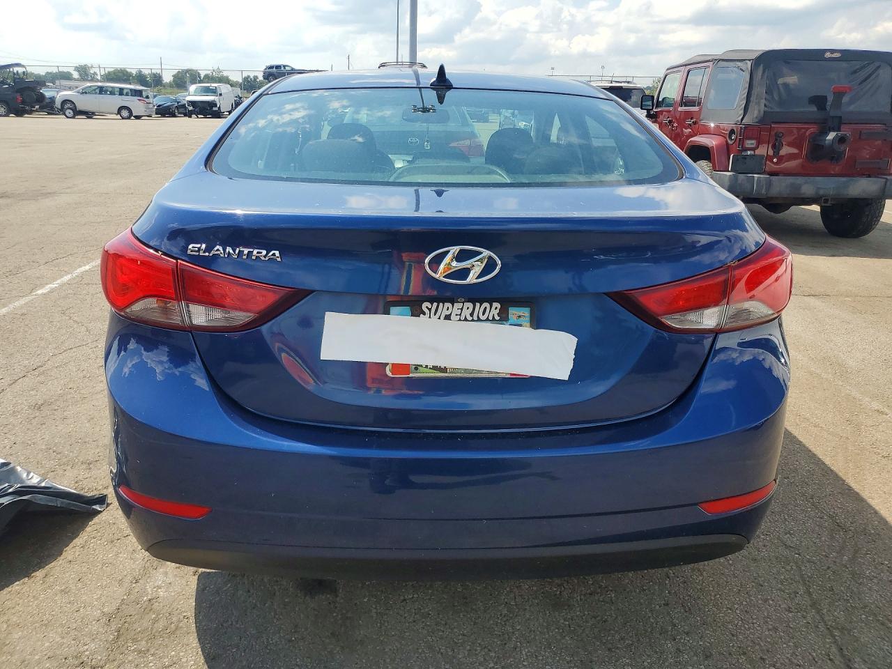 2015 Hyundai Elantra Se Синий vin: 5NPDH4AE1FH584903
