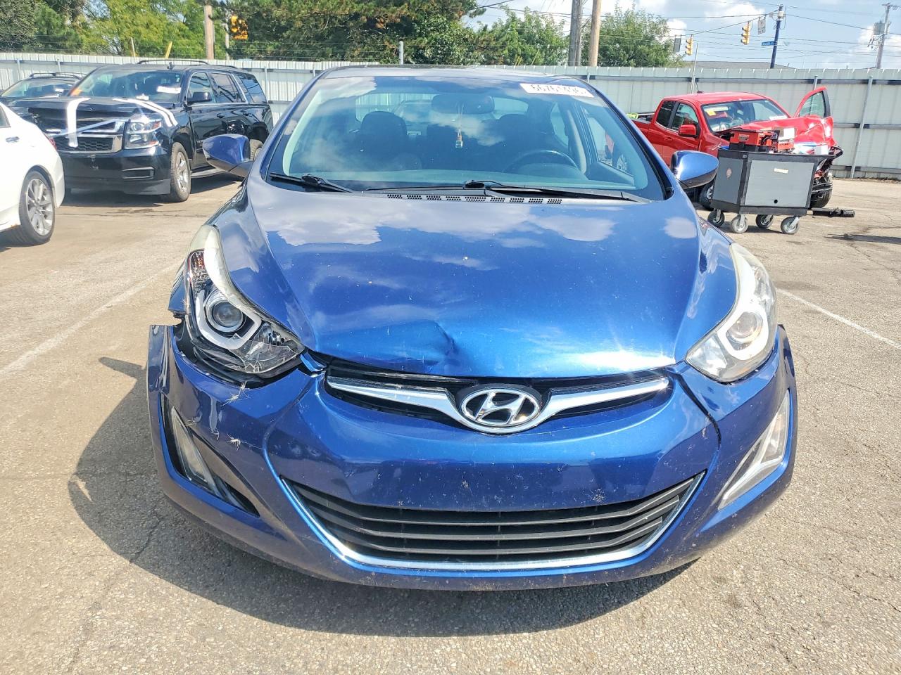 2015 Hyundai Elantra Se Синий vin: 5NPDH4AE1FH584903