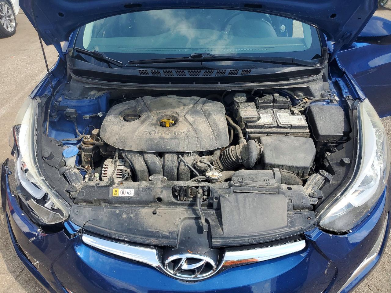 2015 Hyundai Elantra Se Синий vin: 5NPDH4AE1FH584903