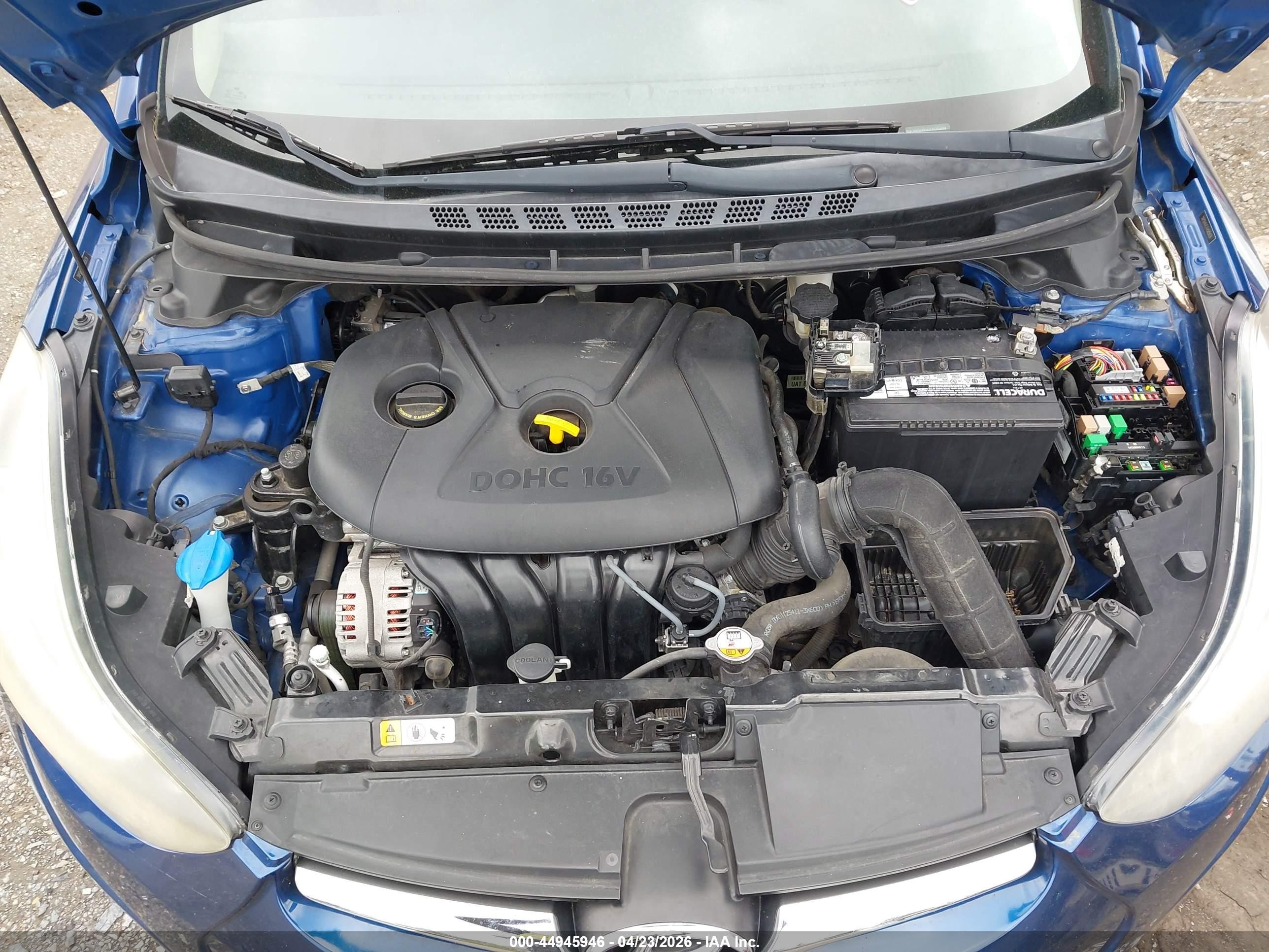 2015 Hyundai Elantra Se Blue vin: 5NPDH4AE1FH585839