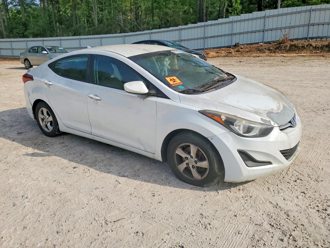 2015 Hyundai Elantra Se White vin: 5NPDH4AE1FH589390