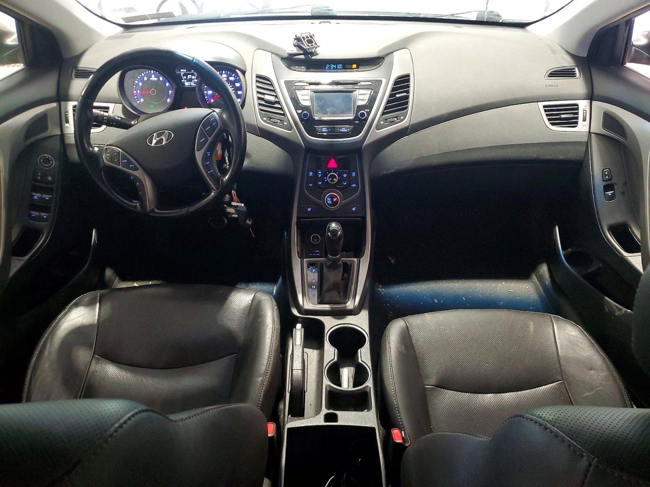 2015 Hyundai Elantra Limited Silver vin: 5NPDH4AE1FH589826