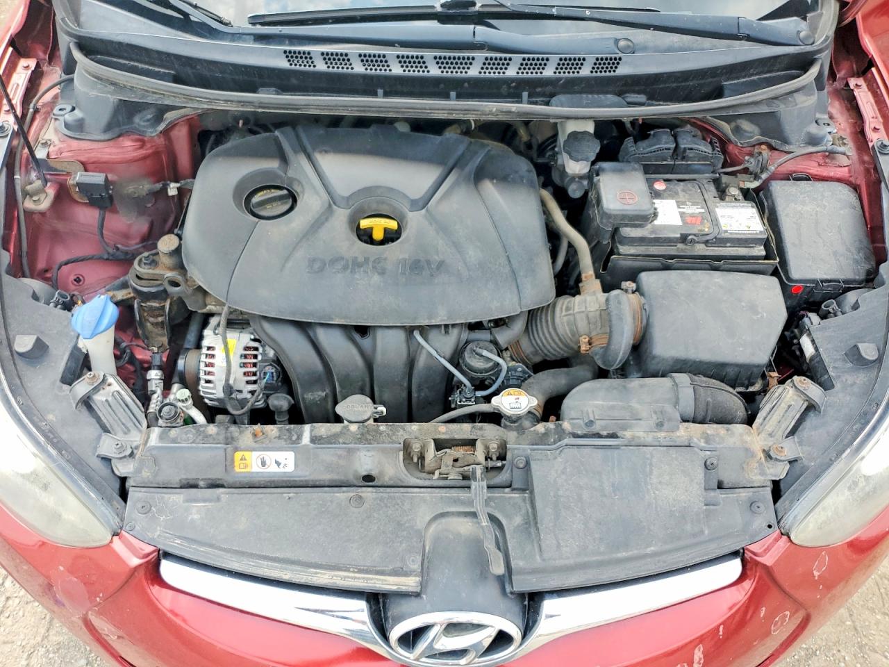2015 Hyundai Elantra Se Red vin: 5NPDH4AE1FH591625