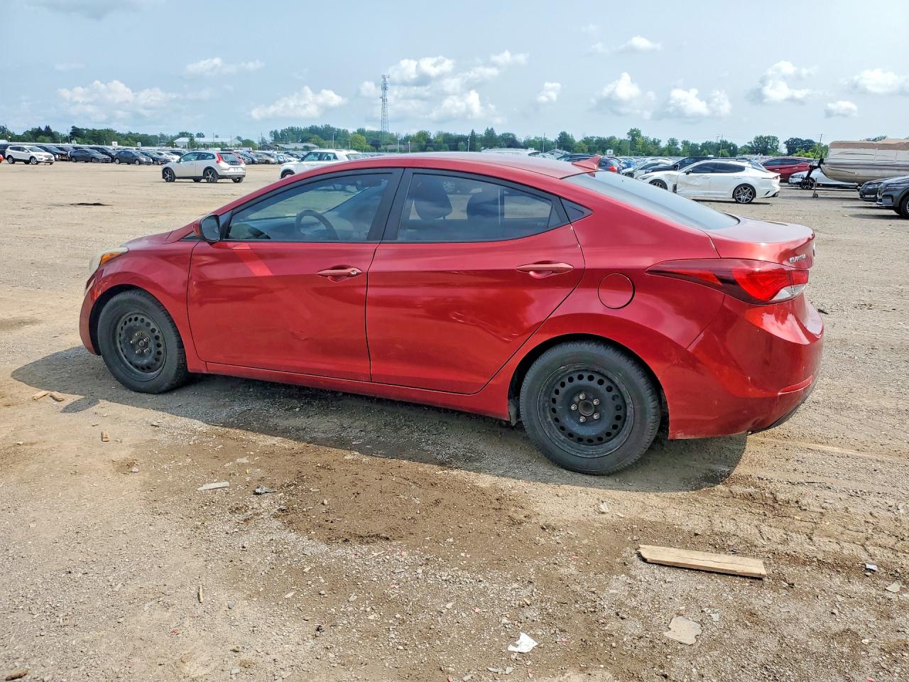 2015 Hyundai Elantra Se Red vin: 5NPDH4AE1FH591625