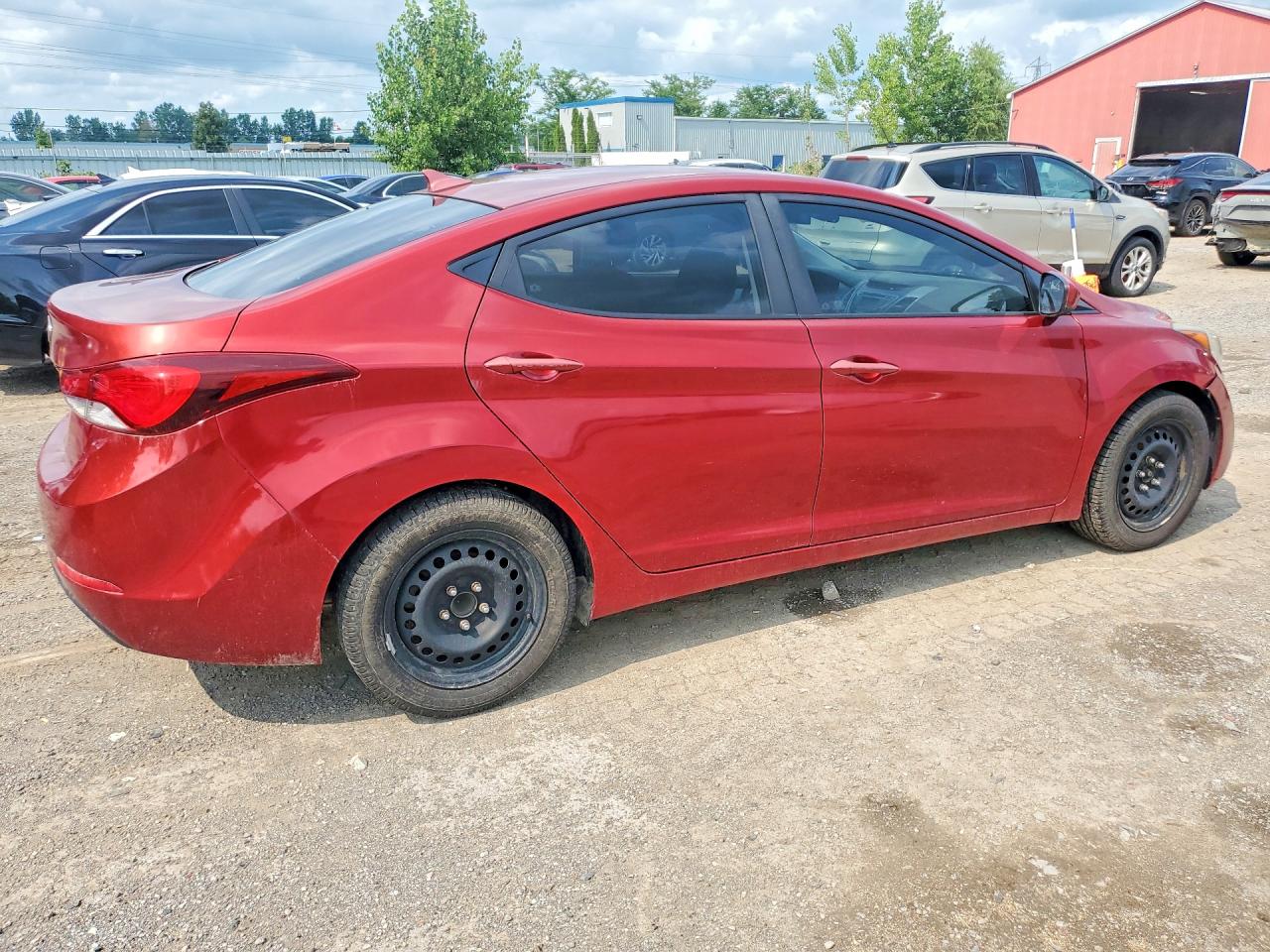 2015 Hyundai Elantra Se Red vin: 5NPDH4AE1FH591625