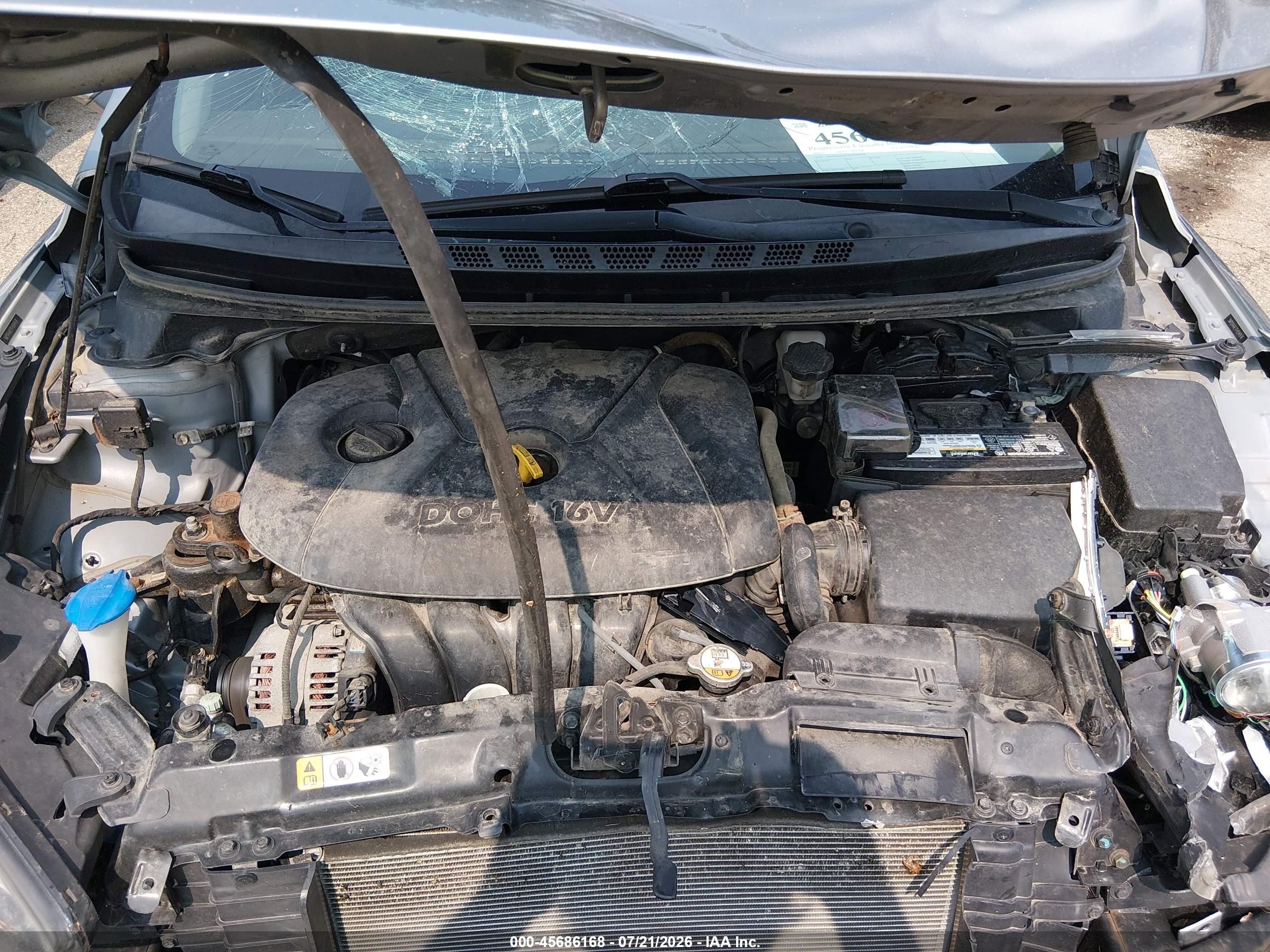 2015 Hyundai Elantra Se Gray vin: 5NPDH4AE1FH594976