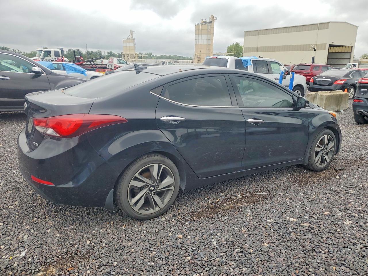 2015 Hyundai Elantra Limited Black vin: 5NPDH4AE1FH596260