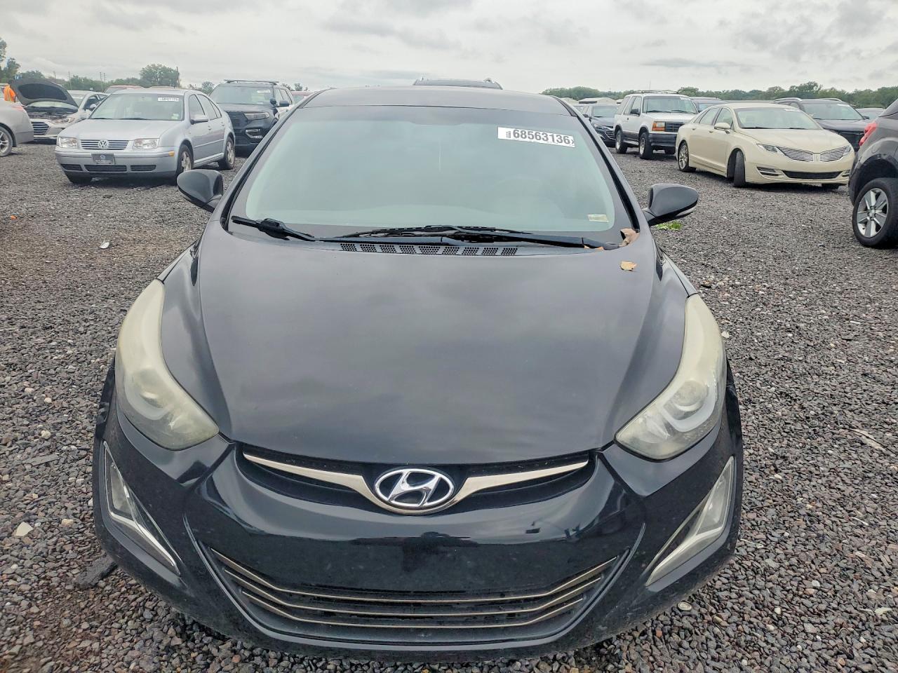 2015 Hyundai Elantra Limited Black vin: 5NPDH4AE1FH596260