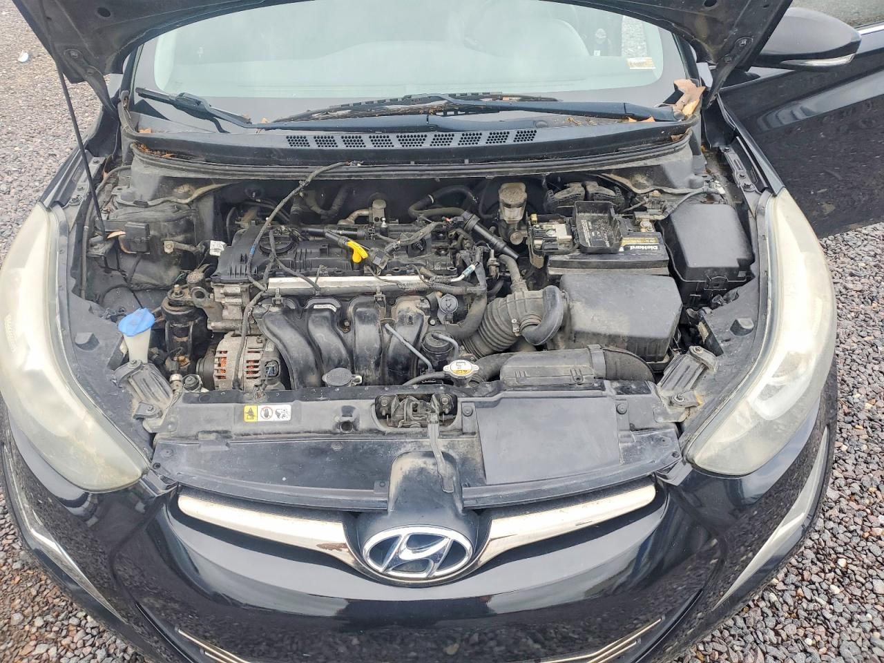 2015 Hyundai Elantra Limited Black vin: 5NPDH4AE1FH596260