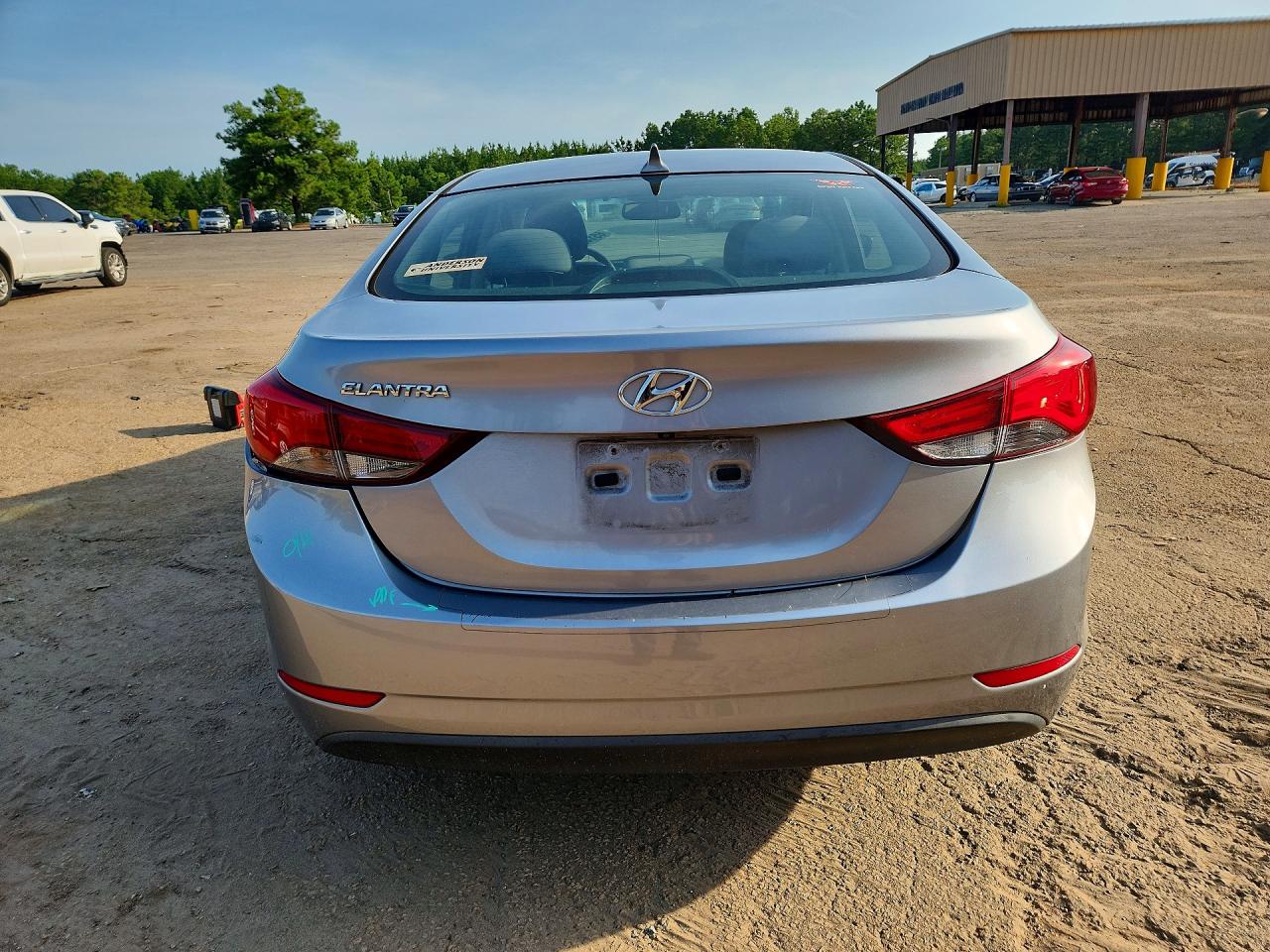 2015 Hyundai Elantra Se Silver vin: 5NPDH4AE1FH605992