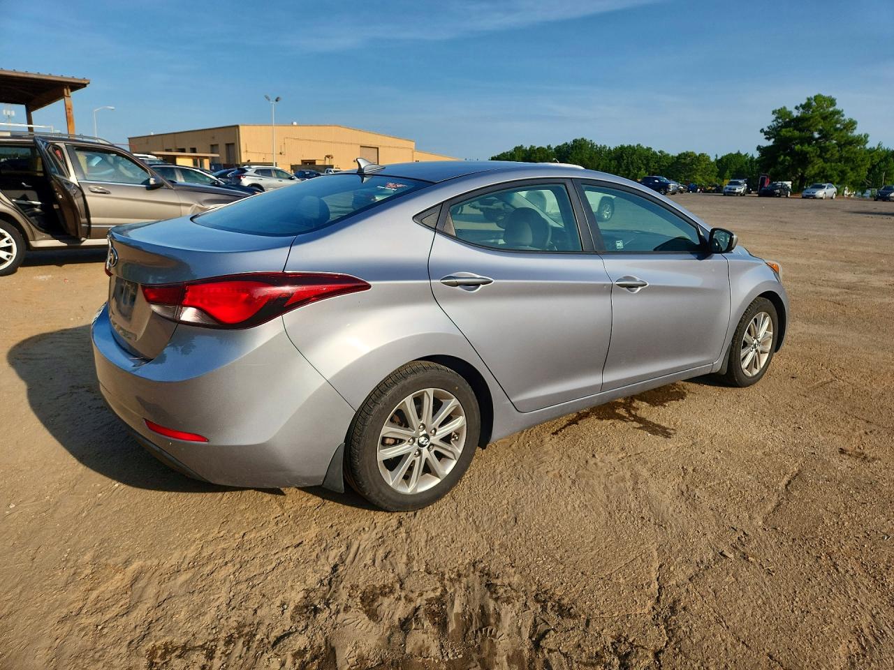 2015 Hyundai Elantra Se Silver vin: 5NPDH4AE1FH605992