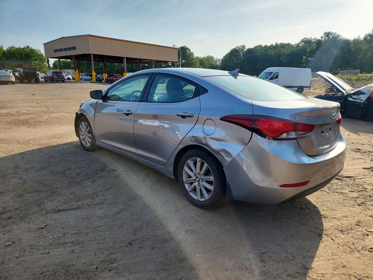 2015 Hyundai Elantra Se Silver vin: 5NPDH4AE1FH605992