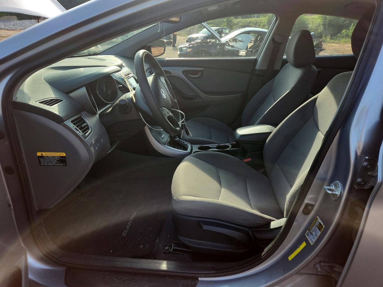 2015 Hyundai Elantra Se Silver vin: 5NPDH4AE1FH605992