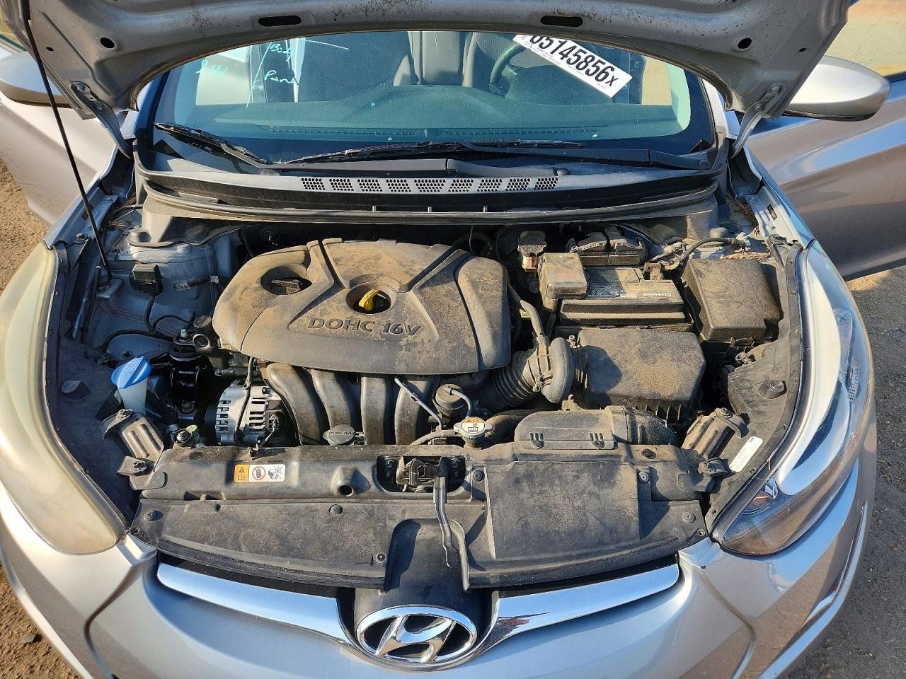 2015 Hyundai Elantra Se Silver vin: 5NPDH4AE1FH605992