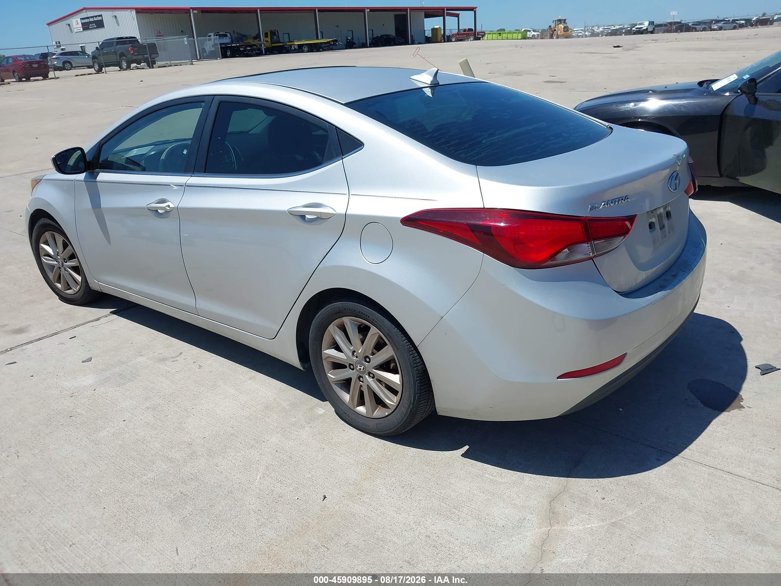 2015 Hyundai Elantra Se Silver vin: 5NPDH4AE1FH615261