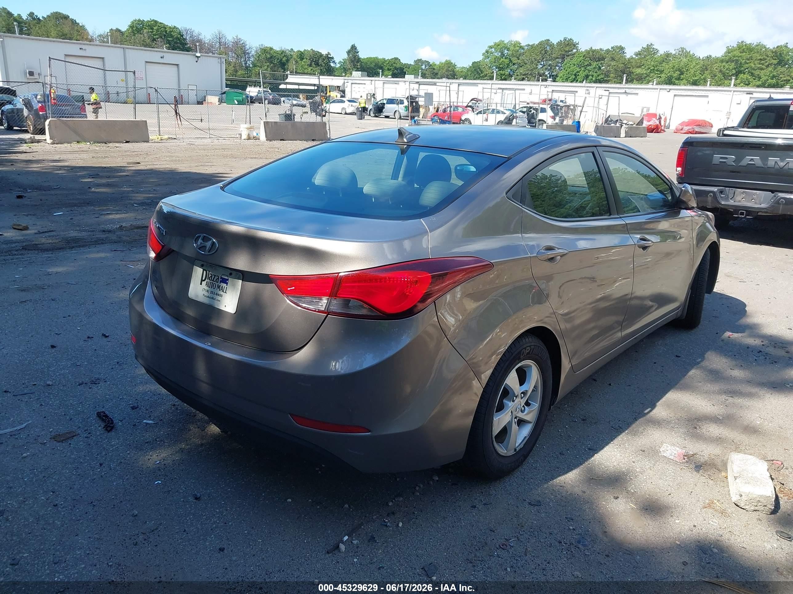 2015 Hyundai Elantra Se Серый vin: 5NPDH4AE1FH615678