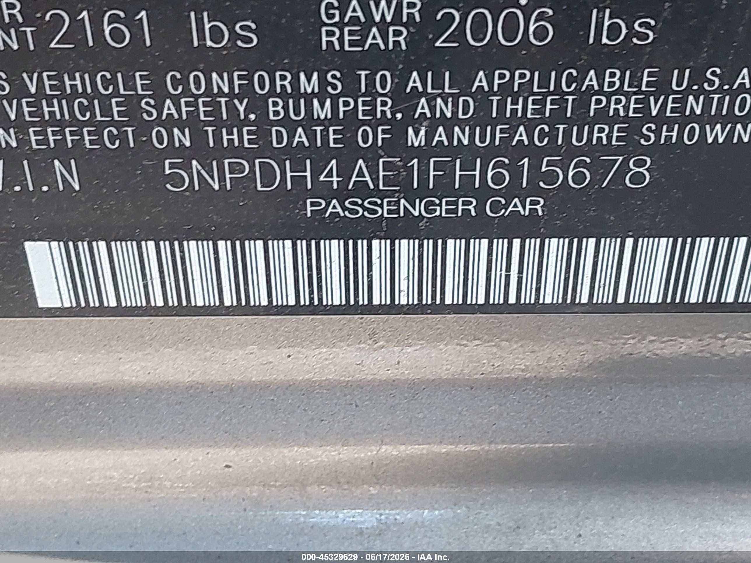 2015 Hyundai Elantra Se Серый vin: 5NPDH4AE1FH615678