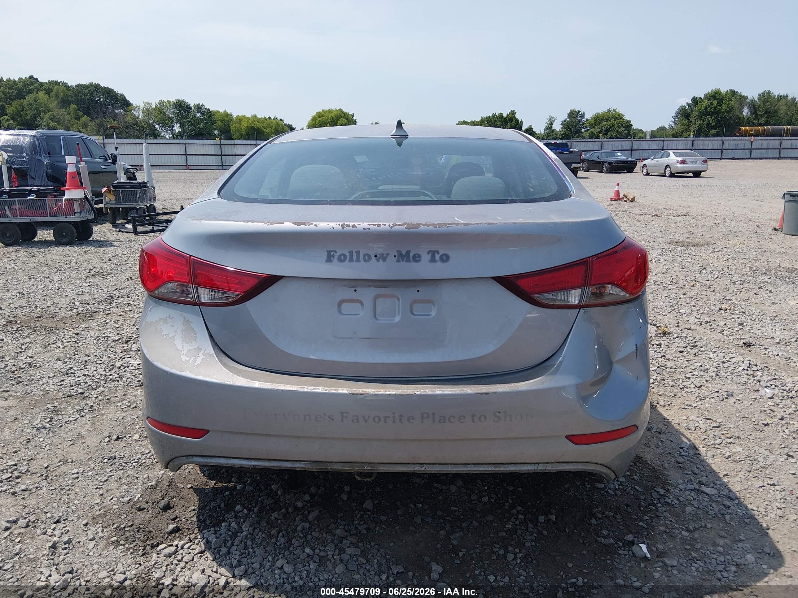 2015 Hyundai Elantra Se Silver vin: 5NPDH4AE1FH619049
