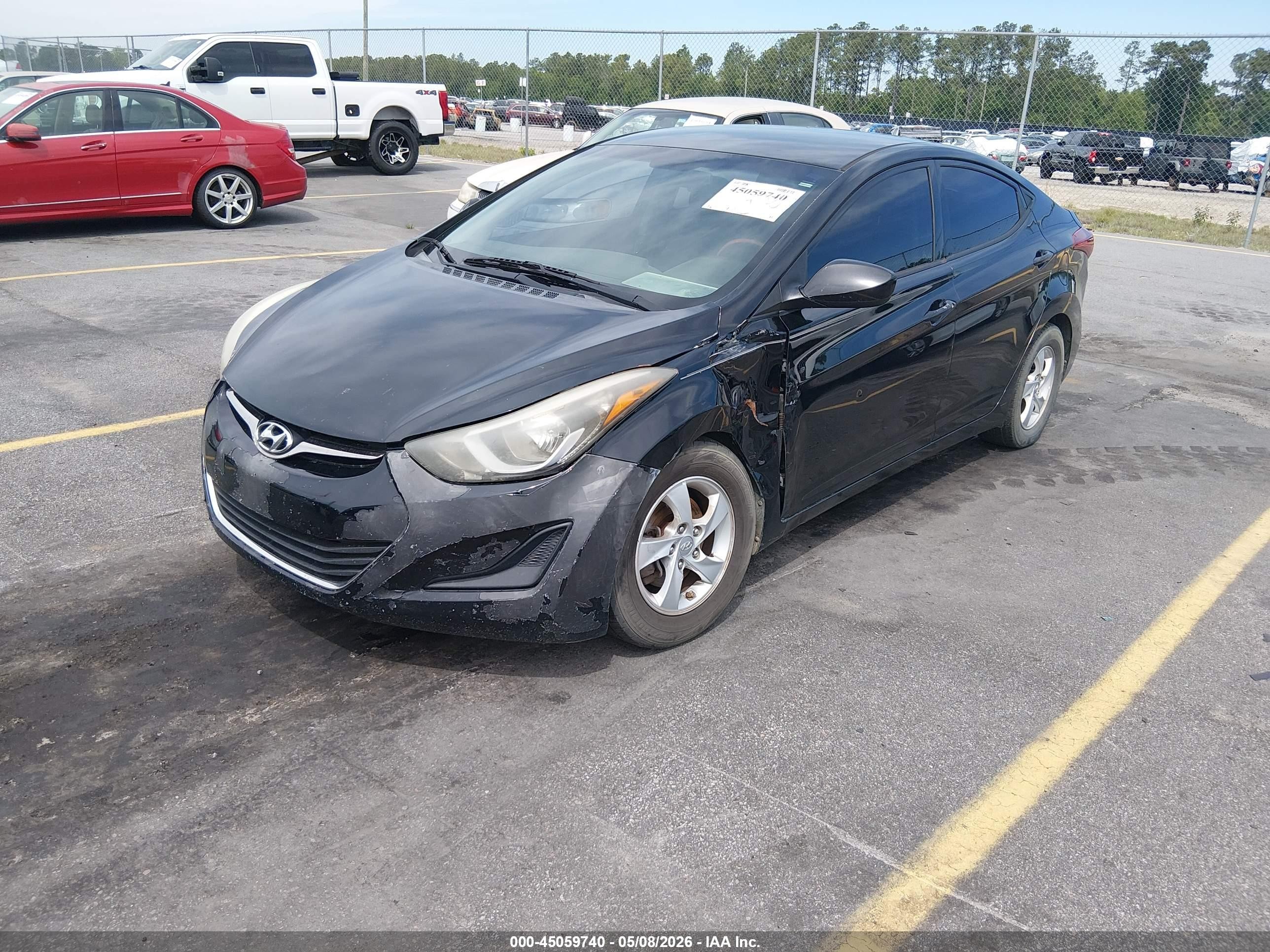 2015 Hyundai Elantra Se Black vin: 5NPDH4AE1FH626681