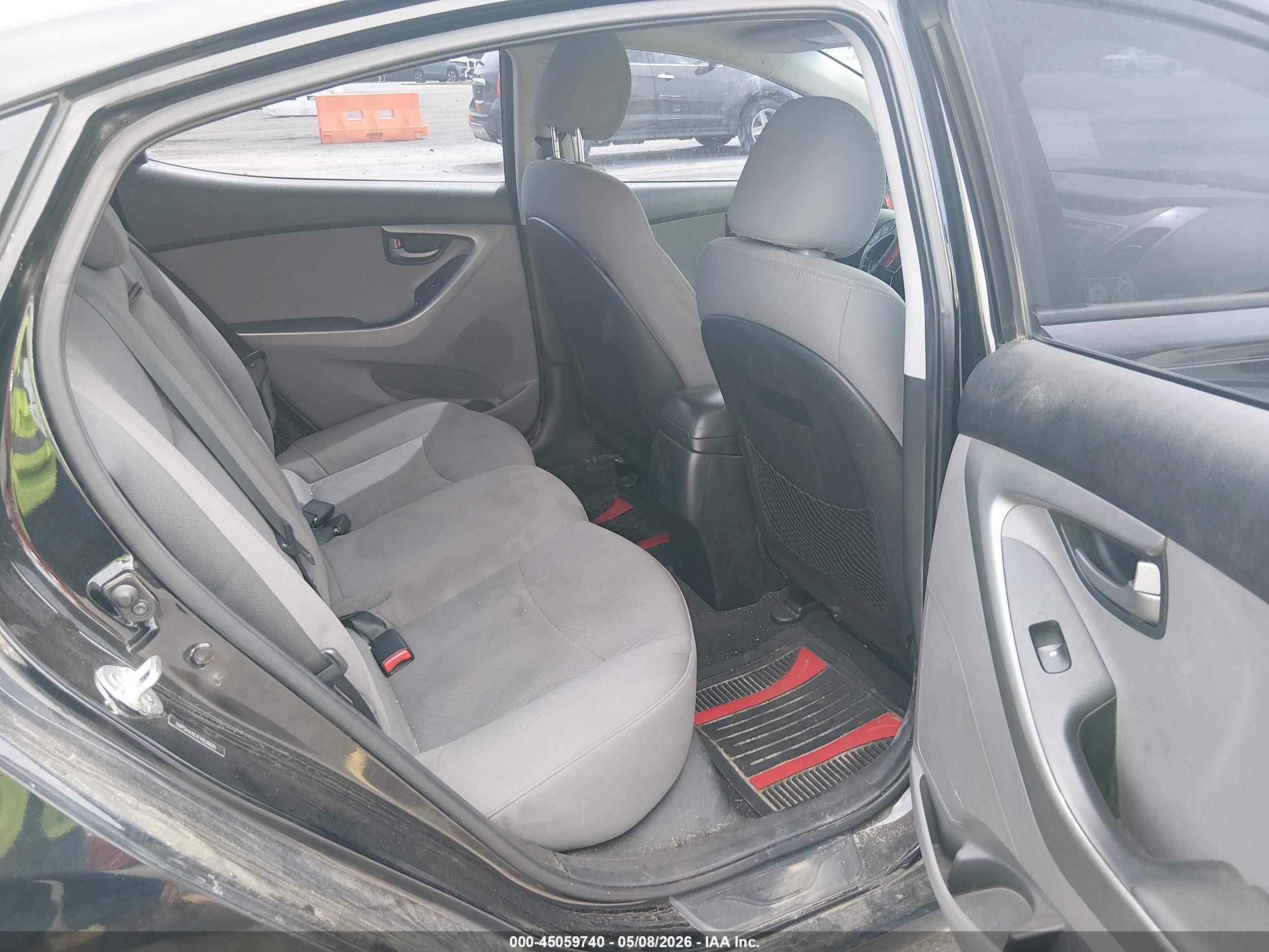 2015 Hyundai Elantra Se Black vin: 5NPDH4AE1FH626681