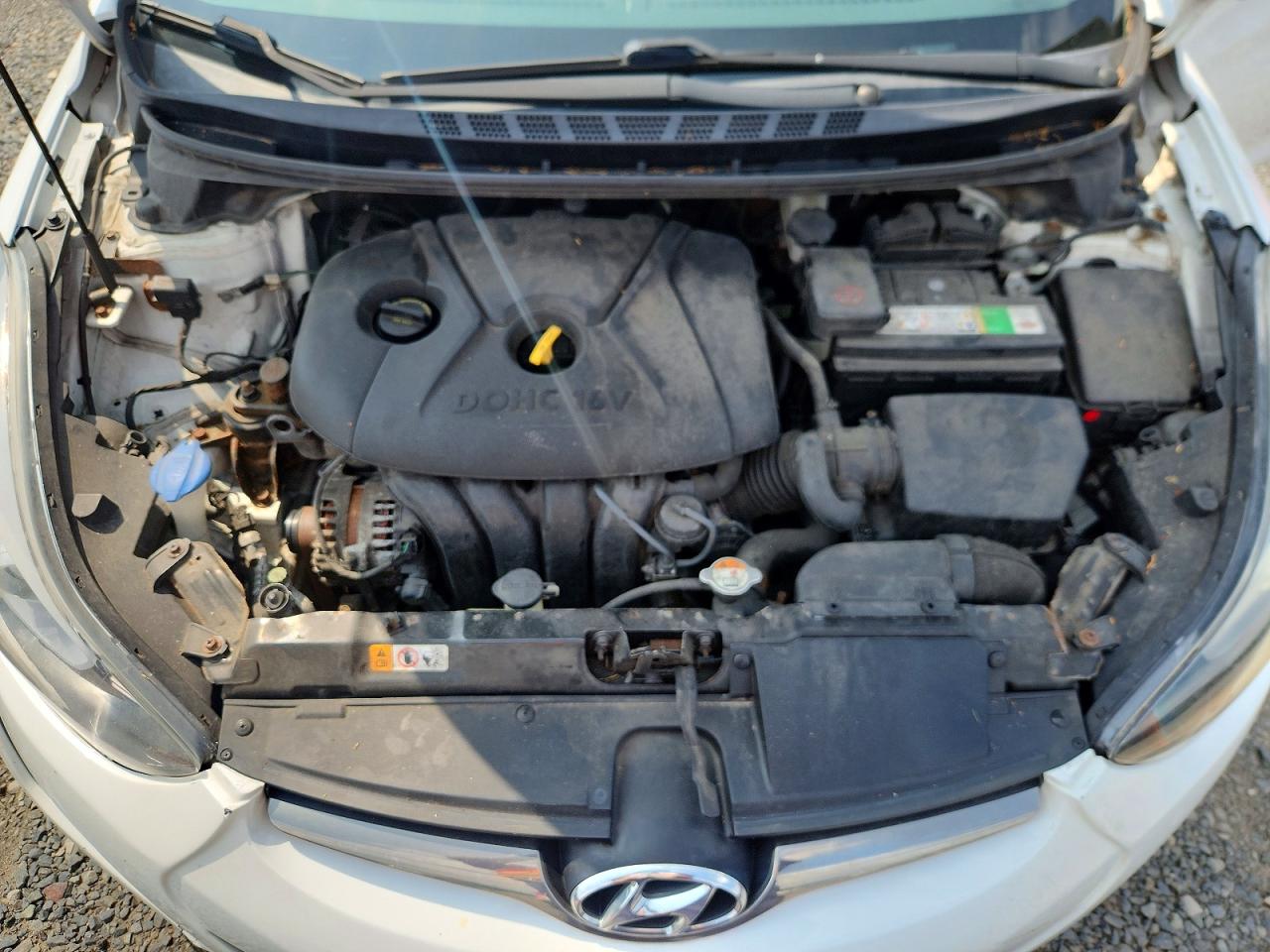 2015 Hyundai Elantra Limited Белый vin: 5NPDH4AE1FH627913