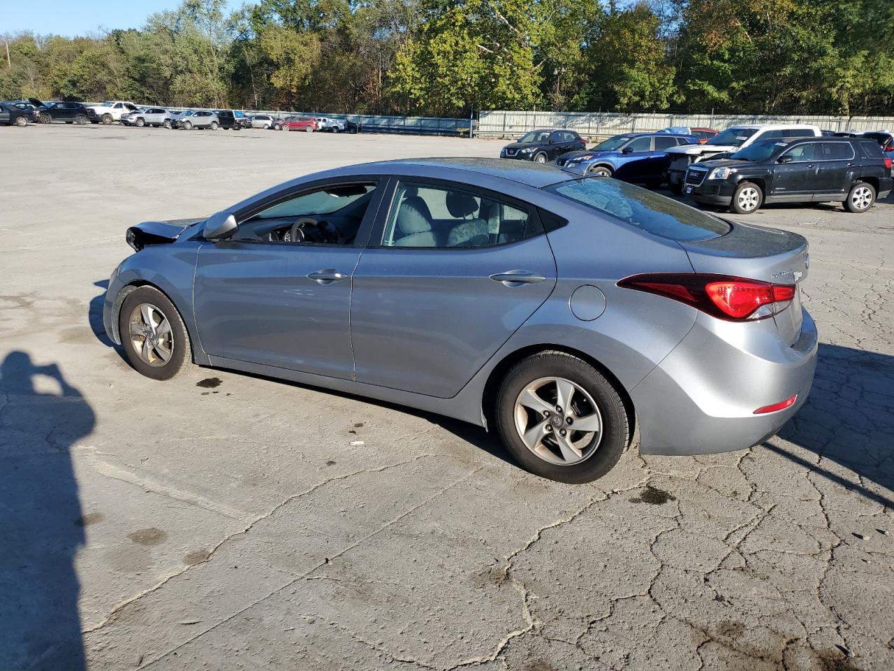 2015 Hyundai Elantra Se Silver vin: 5NPDH4AE1FH629032