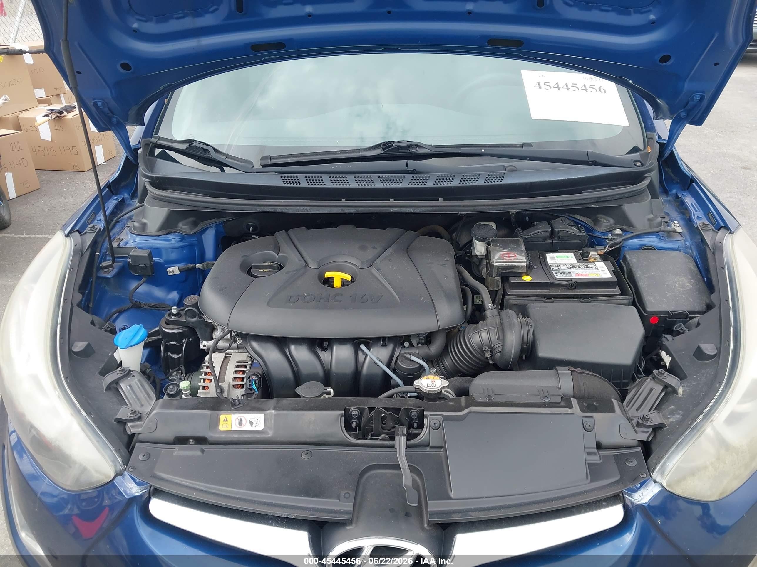 2015 Hyundai Elantra Se Blue vin: 5NPDH4AE1FH629354