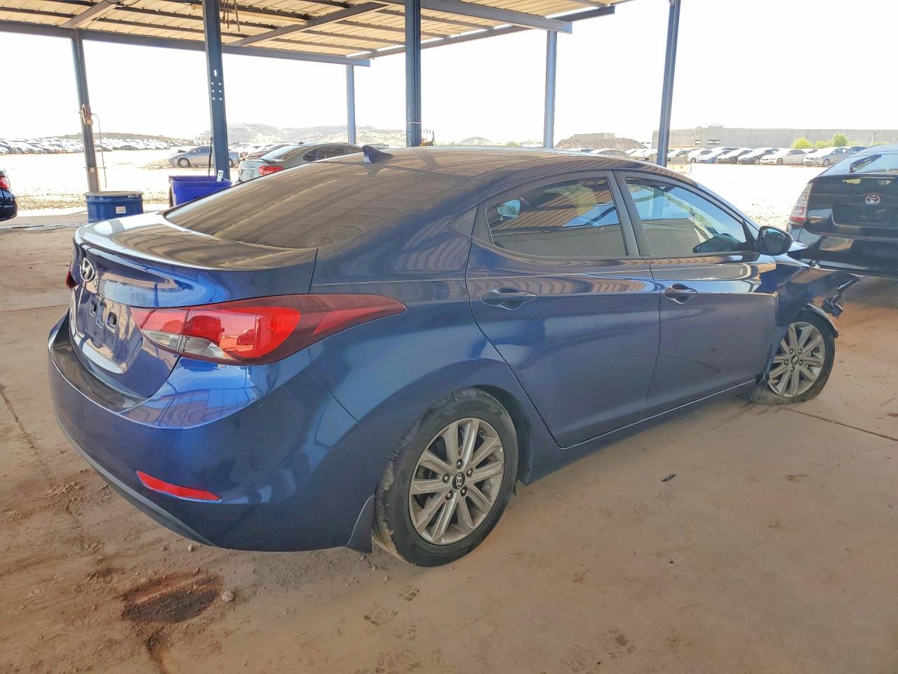 2015 Hyundai Elantra Se Blue vin: 5NPDH4AE1FH635848