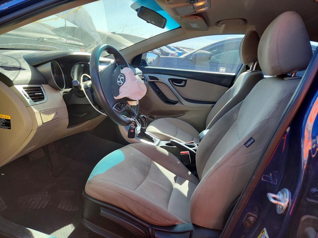 2015 Hyundai Elantra Se Blue vin: 5NPDH4AE1FH635848