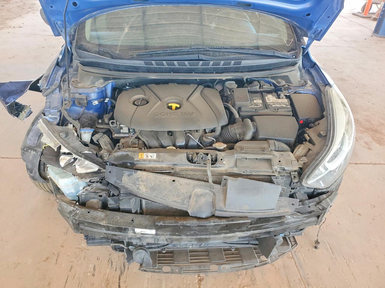 2015 Hyundai Elantra Se Blue vin: 5NPDH4AE1FH635848