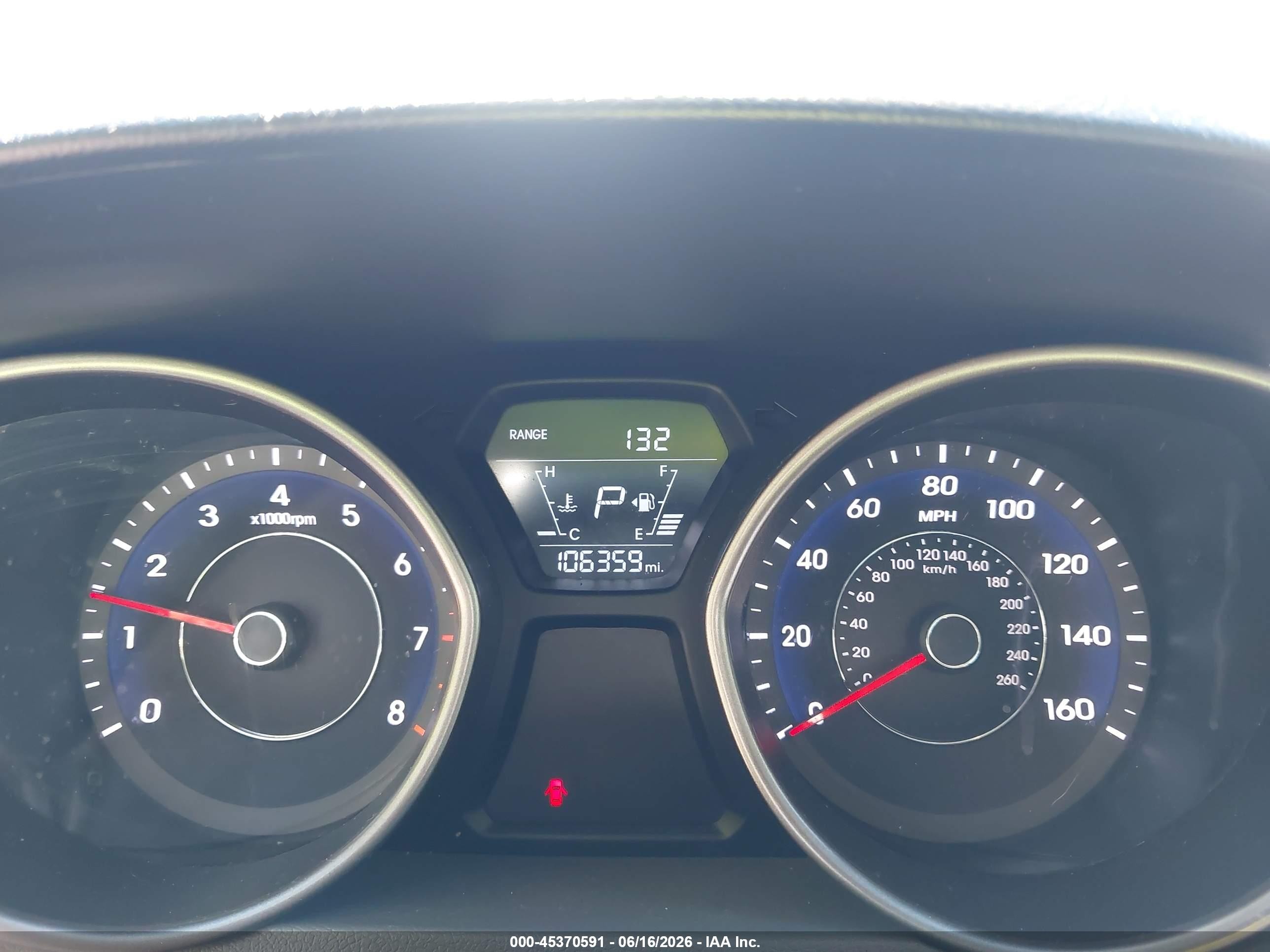 2015 Hyundai Elantra Se Gray vin: 5NPDH4AE1FH638295
