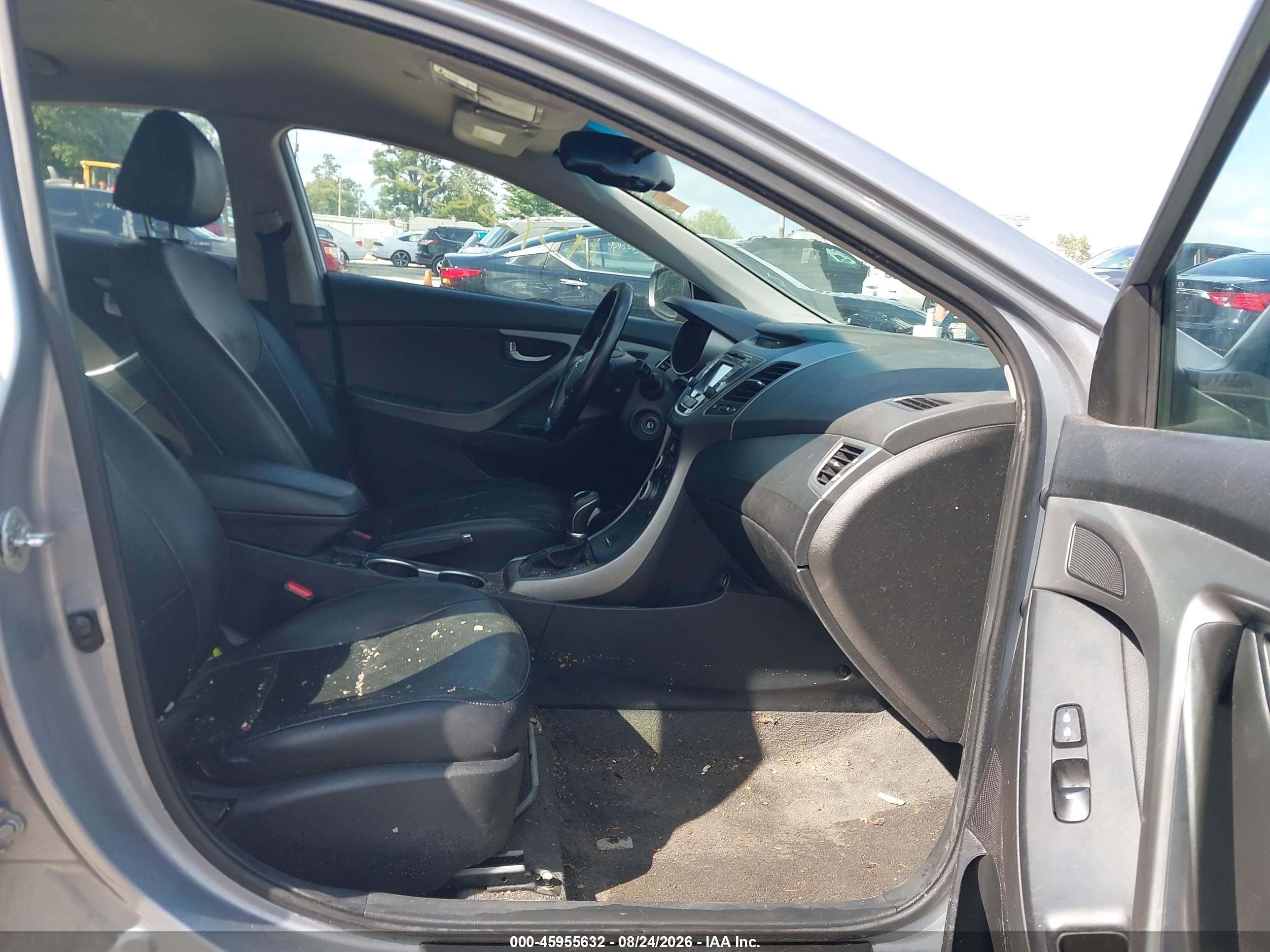 2015 Hyundai Elantra Limited Silver vin: 5NPDH4AE1FH638586