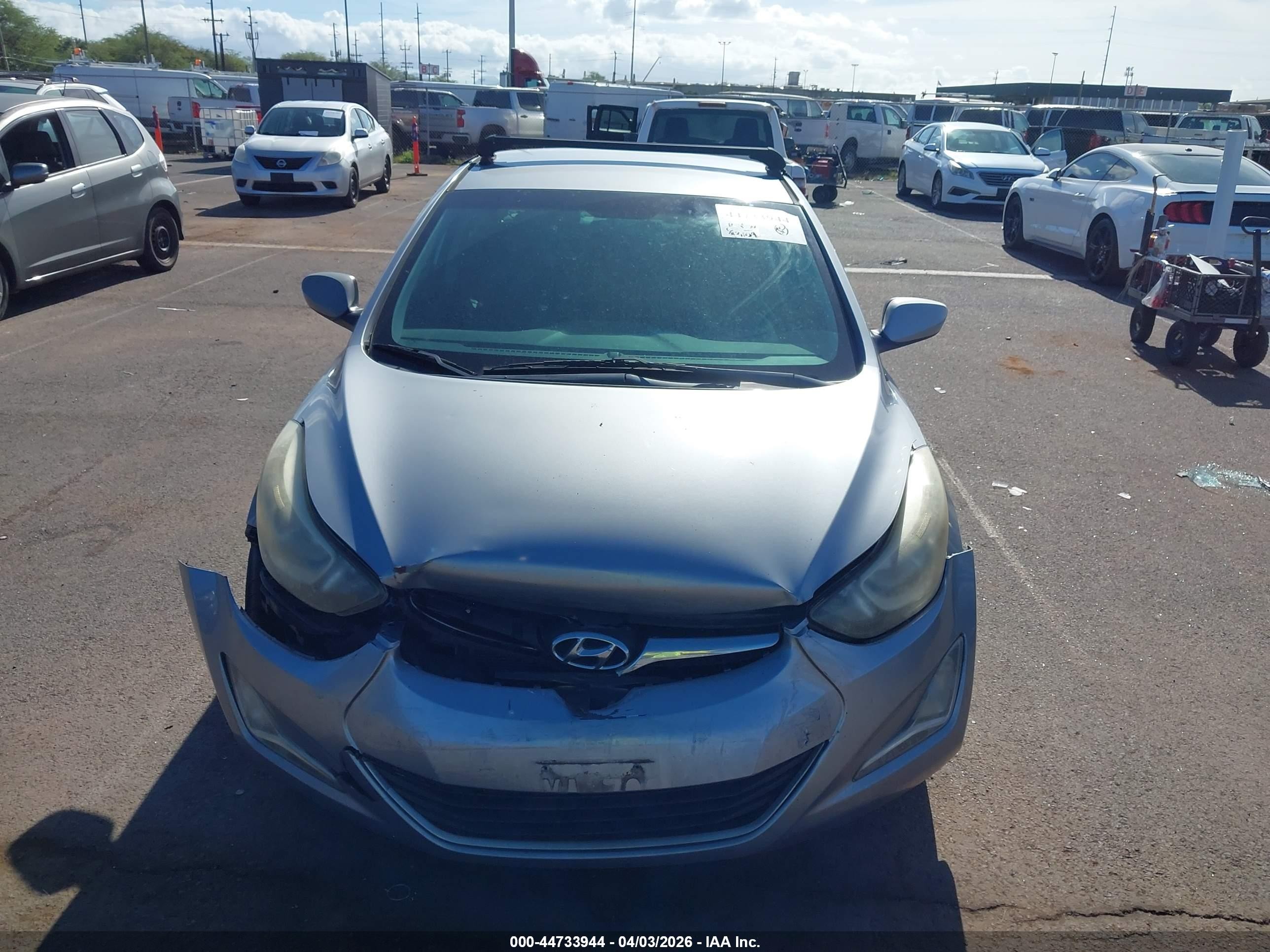 2015 Hyundai Elantra Se Silver vin: 5NPDH4AE1FH640192