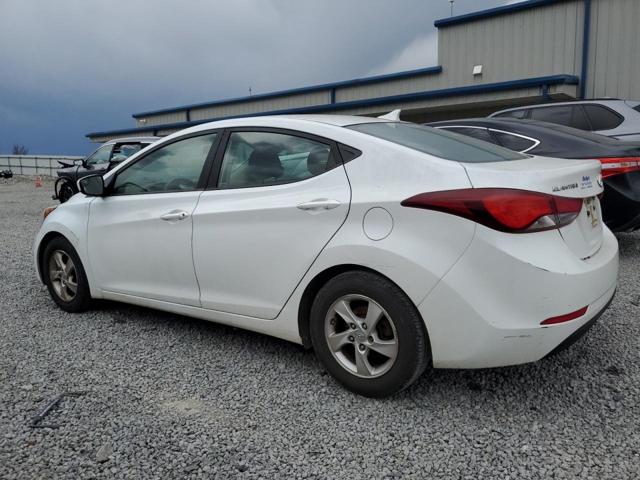 2015 Hyundai Elantra Se White vin: 5NPDH4AE1FH641150