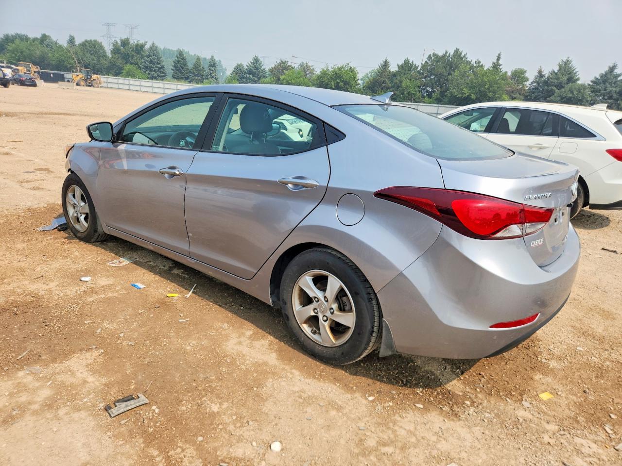 2015 Hyundai Elantra Se Silver vin: 5NPDH4AE1FH647482