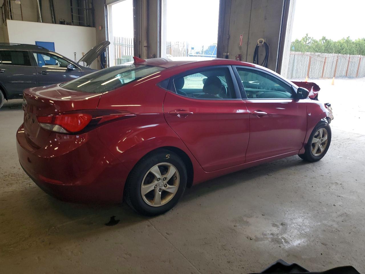 2015 Hyundai Elantra Se Red vin: 5NPDH4AE1FH648003