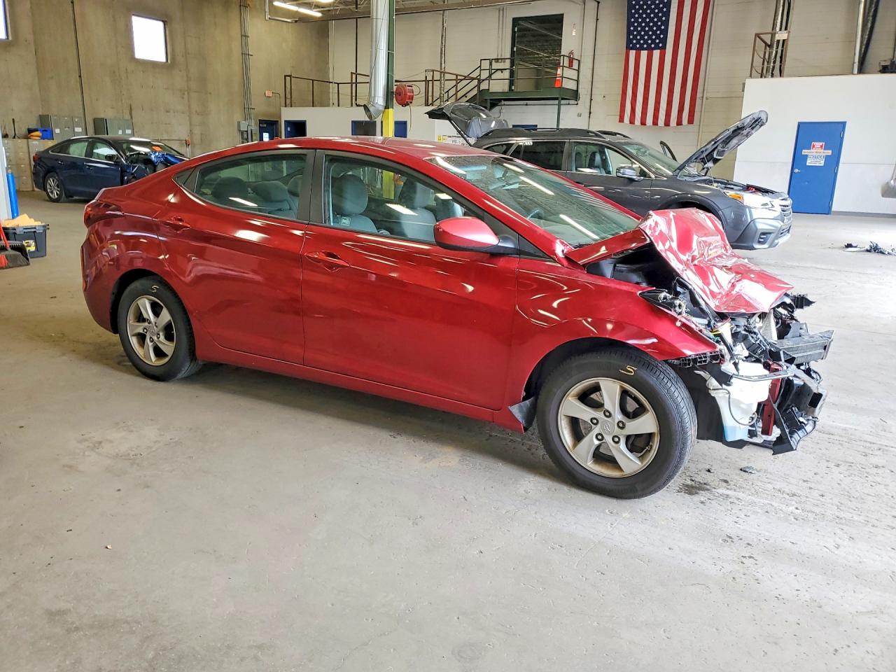 2015 Hyundai Elantra Se Red vin: 5NPDH4AE1FH648003