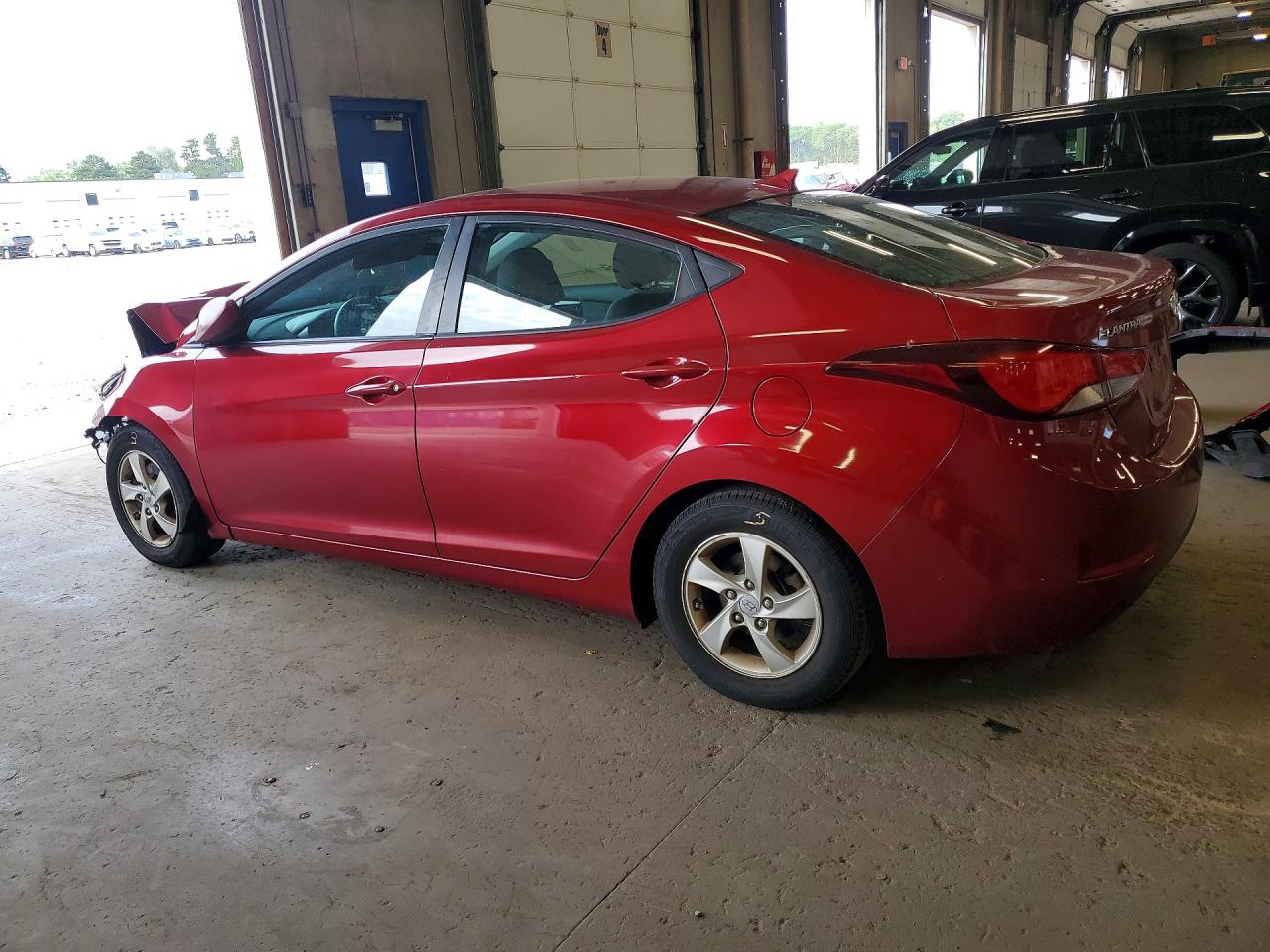 2015 Hyundai Elantra Se Red vin: 5NPDH4AE1FH648003