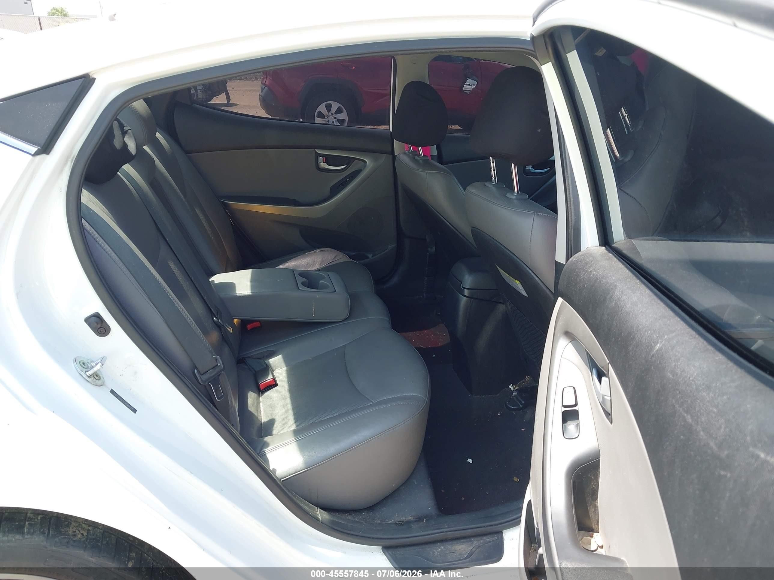 2015 Hyundai Elantra Limited White vin: 5NPDH4AE1FH649524