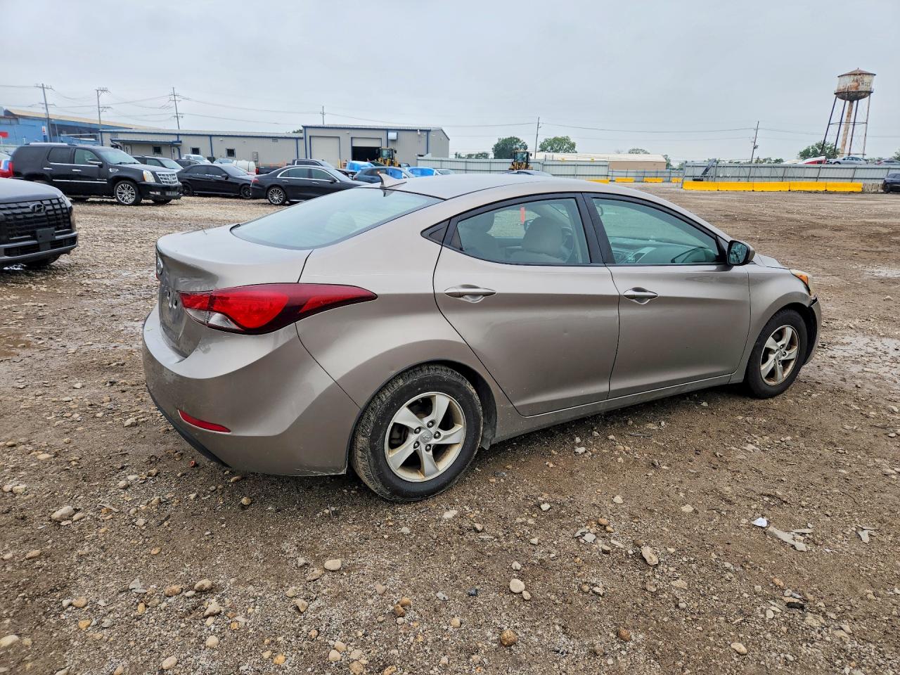 2015 Hyundai Elantra Se Бежевый vin: 5NPDH4AE1FH650625