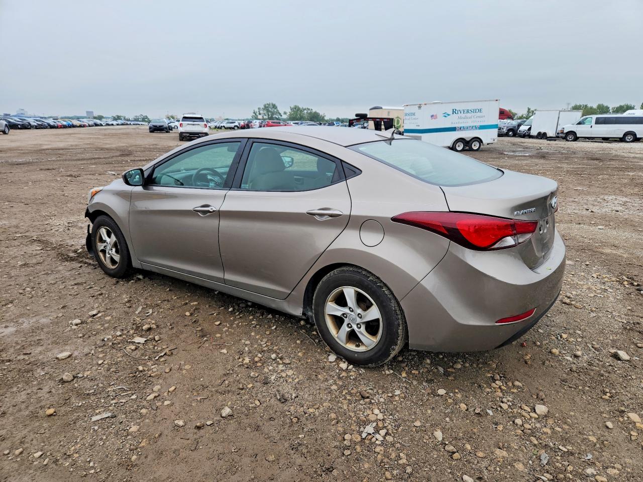 2015 Hyundai Elantra Se Бежевый vin: 5NPDH4AE1FH650625