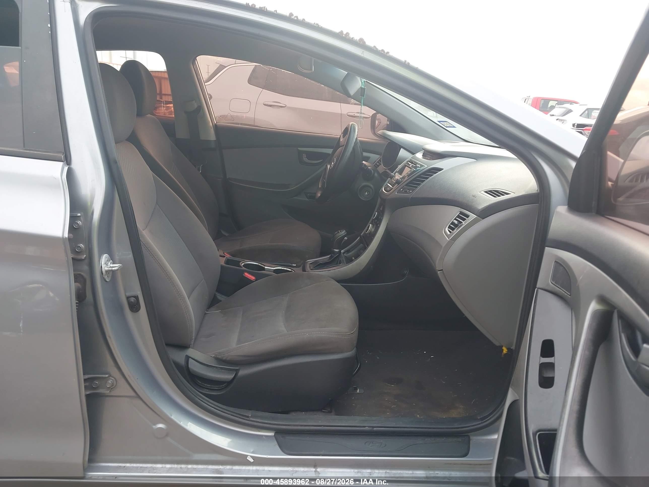 2016 Hyundai Elantra Se Silver vin: 5NPDH4AE1GH710002