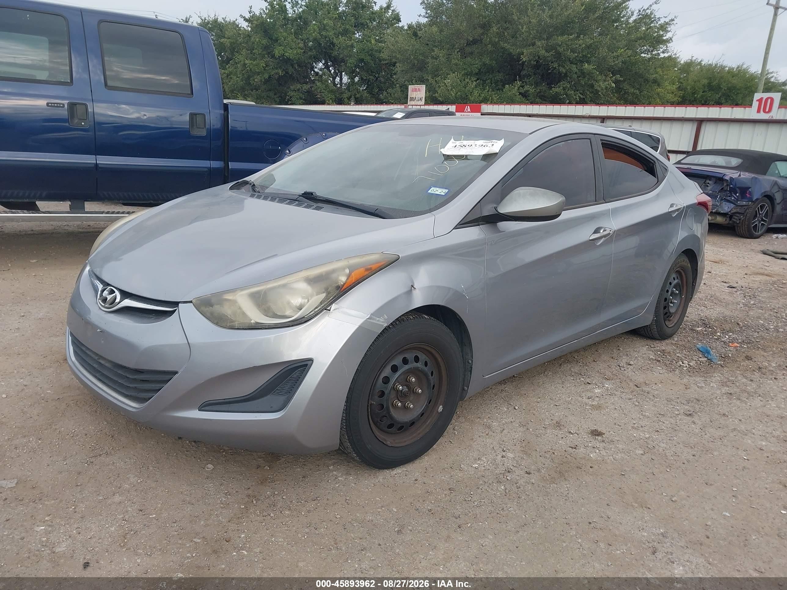 2016 Hyundai Elantra Se Silver vin: 5NPDH4AE1GH710002