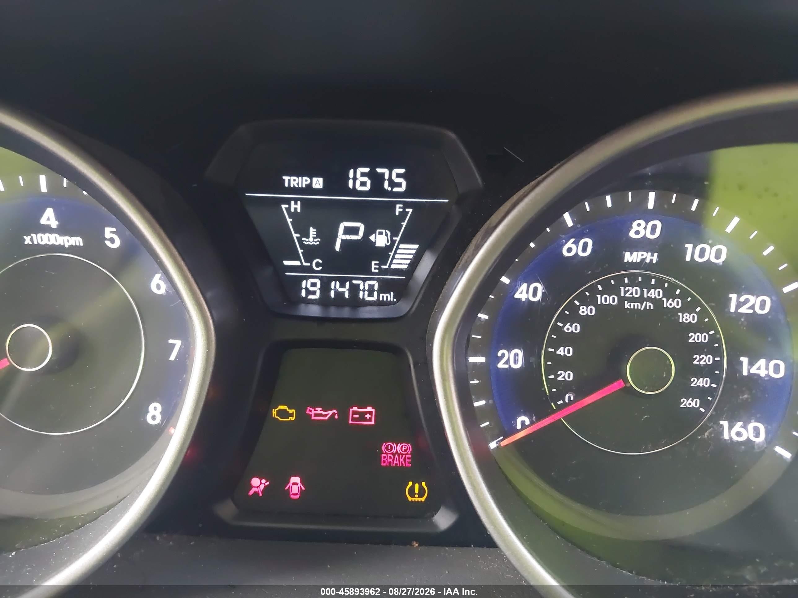 2016 Hyundai Elantra Se Silver vin: 5NPDH4AE1GH710002