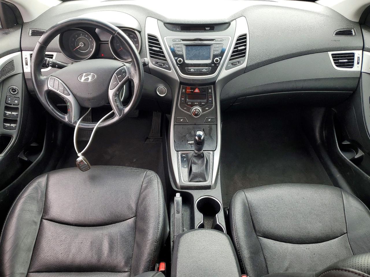2016 Hyundai Elantra Limited White vin: 5NPDH4AE1GH733764