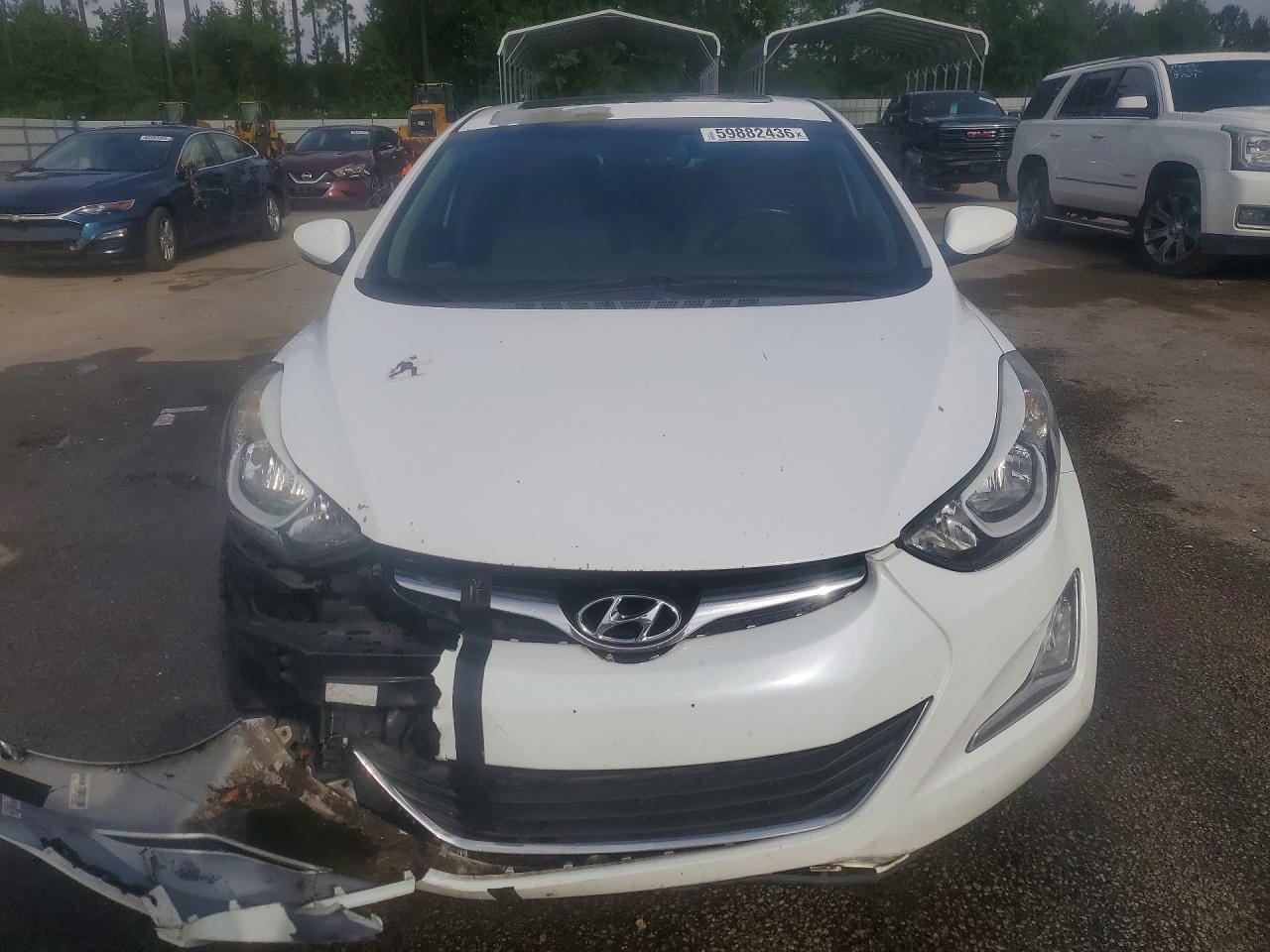2016 Hyundai Elantra Value Edition White vin: 5NPDH4AE1GH769342