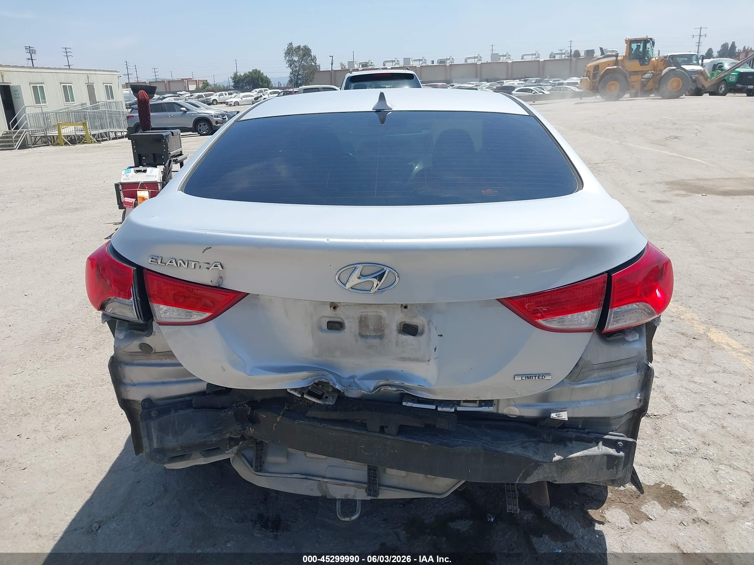 2011 Hyundai Elantra Limited Серый vin: 5NPDH4AE2BH000891